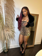 Leopard Sequin Dress