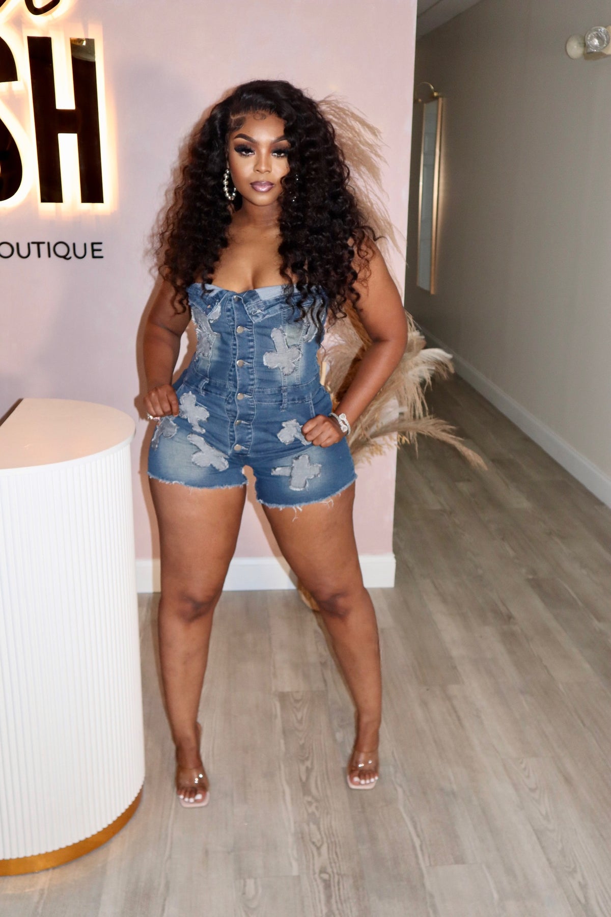 Ty- Avenue Denim Romper